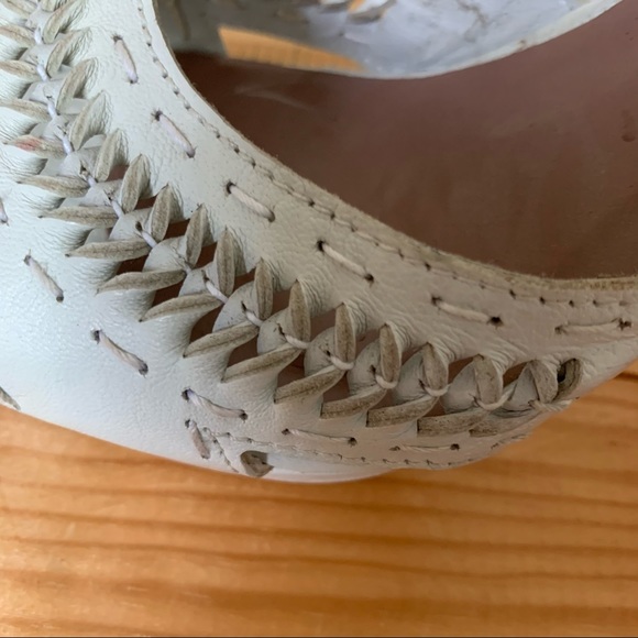 Zara Woven Lace-Up Ankle Strap Heels - Size 37 - Picture 7 of 13